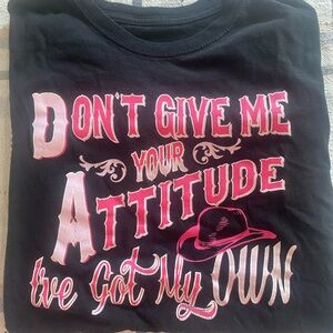 Black and Pink Graphic T-Shirt